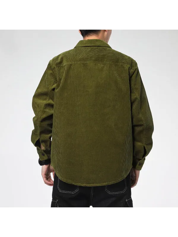 Куртка overhead shirt jacket 'olive green' Converse — изображение 4 из 4, оливковый зеленый