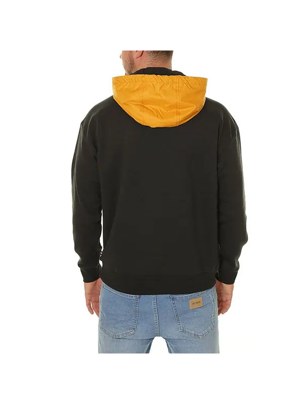 Толстовка Converse Logo Letter Hooded Sports Sweater Men Black — изображение 4 из 4, черный