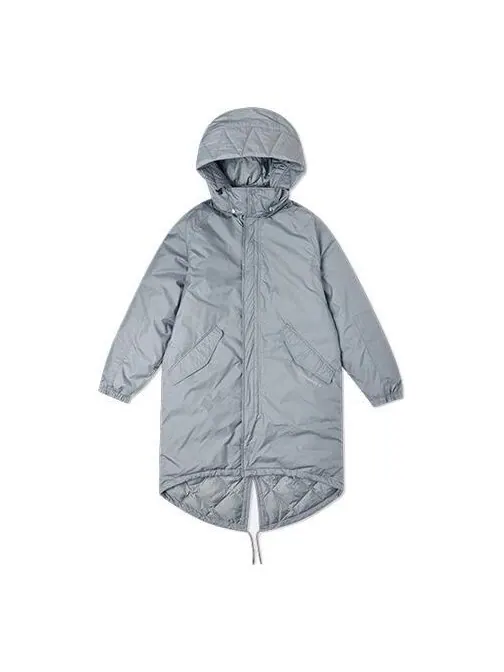 Куртка down long trench coat 'grey' Converse — изображение 1 из 1, серый
