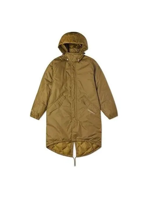 Куртка down long trench coat 'brown' Converse — изображение 1 из 2, коричневый