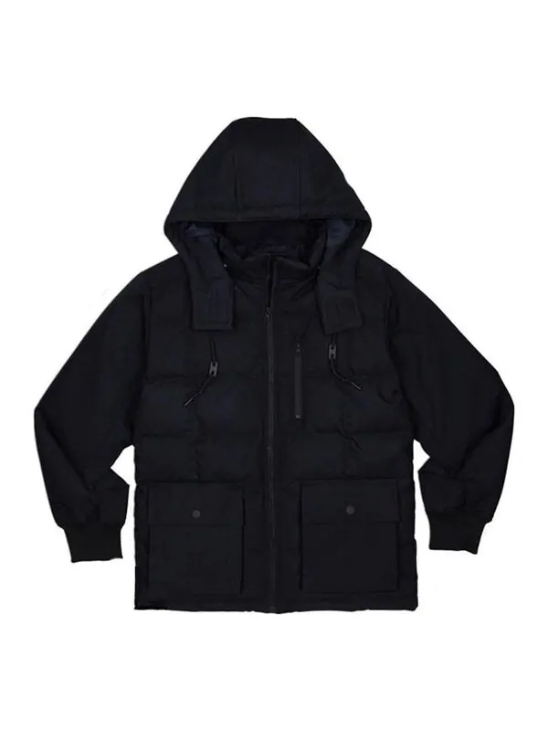 Куртка down mid jacket 'black' Converse — изображение 1 из 1, черный