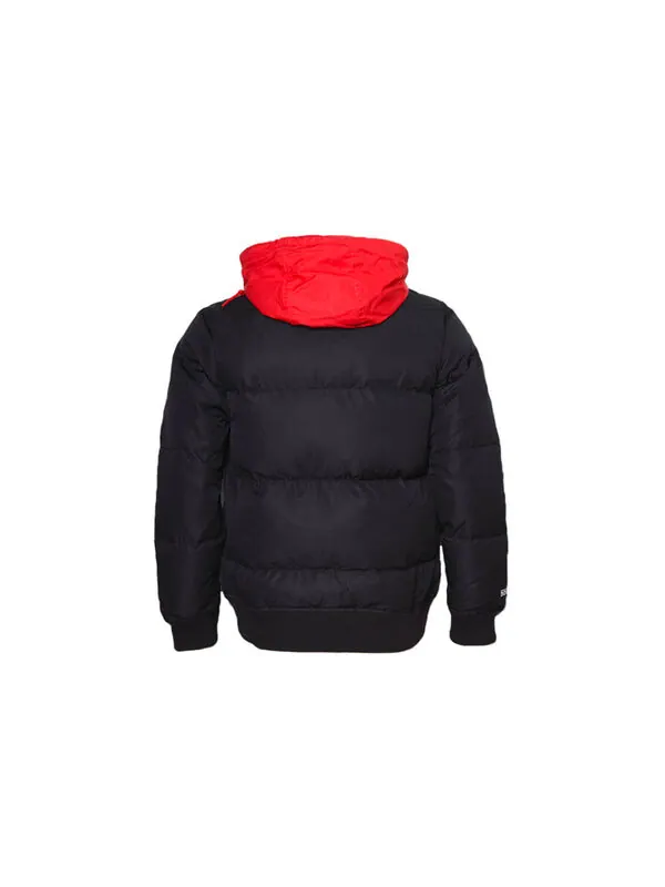 Куртка court down bomber jacket 'black red' Converse — изображение 2 из 4, черный/красный