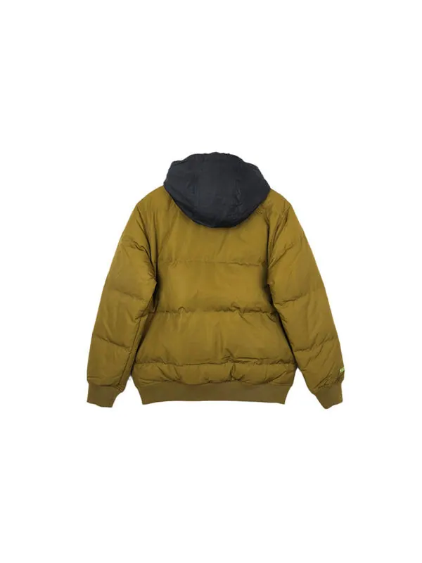 Куртка court down bomber jacket 'olive green' Converse — изображение 2 из 4, оливковый зеленый