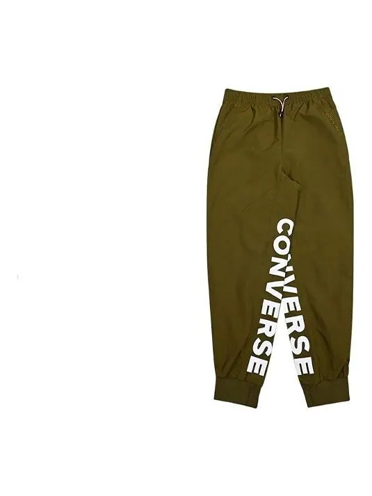 Брюки wordmark jogger 'olive green' Converse