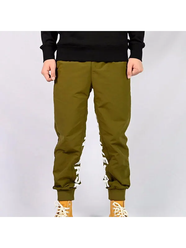 Брюки wordmark jogger 'olive green' Converse — изображение 4 из 4, оливковый зеленый
