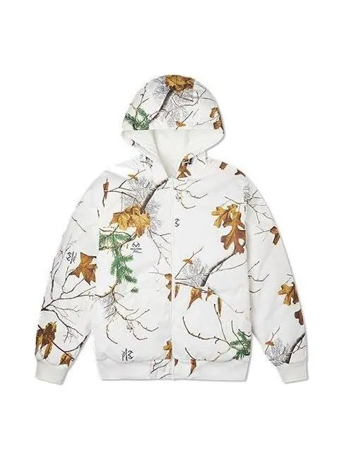 Куртка real tree reversible jacket leaves printing 'casual white' Converse — изображение 1 из 1, белый