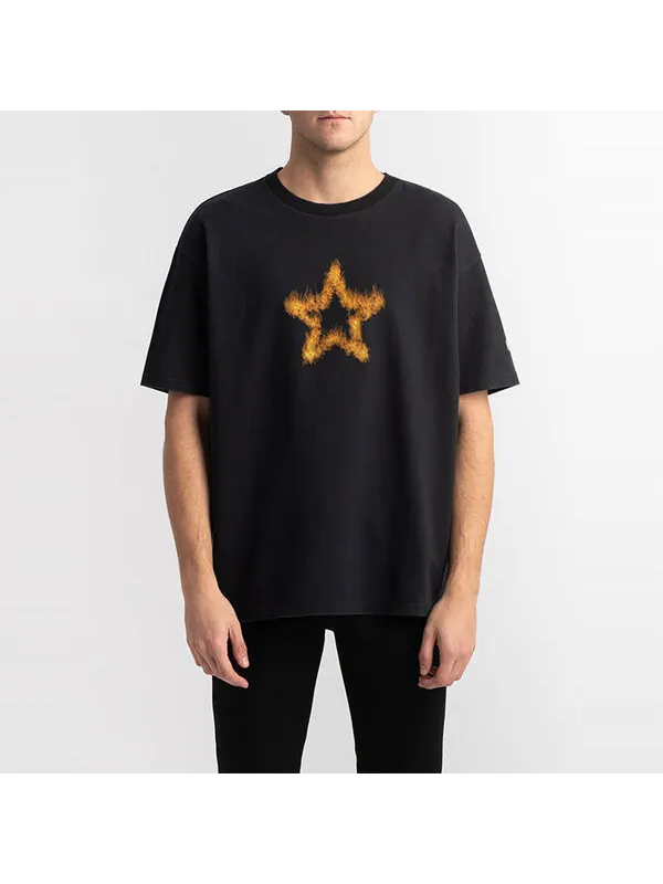 Футболка x asap nast short sleeve t-shirt 'black' Converse — изображение 3 из 4, черный