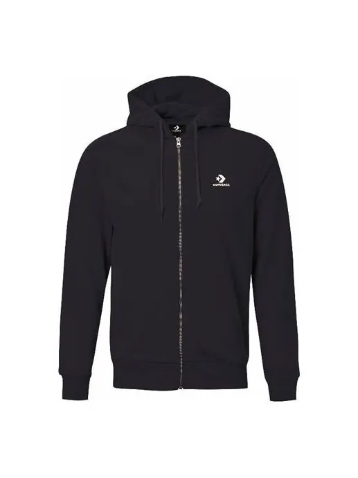 Толстовка Men's Converse Casual Sports Breathable Jacket Black — изображение 1 из 4, черный