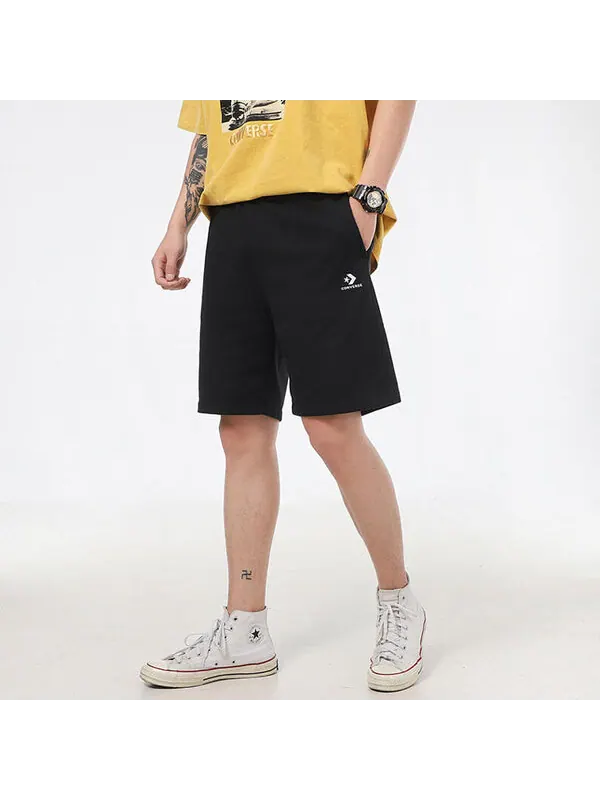 Шорты embroidered star chevron short ft 'black' Converse — изображение 3 из 4, черный