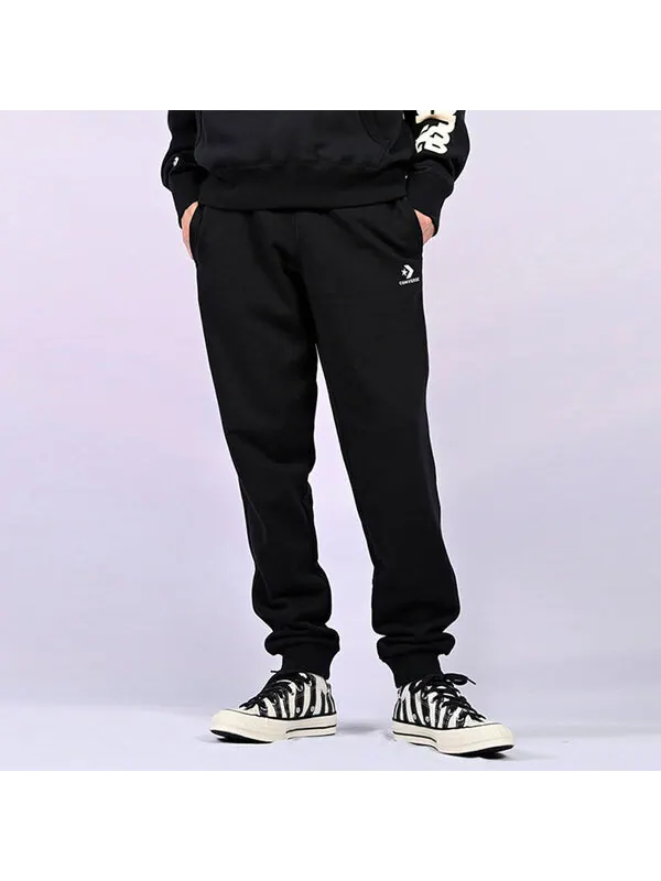 Брюки embroidered star chevron jogger ft 'black' Converse — изображение 2 из 4, черный