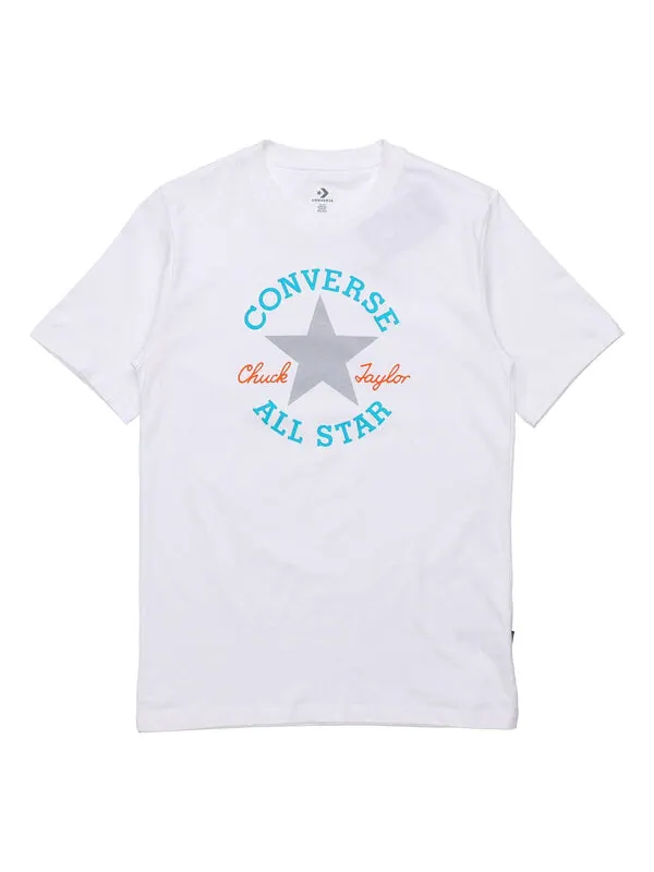 Футболка slogan logo short-sleeve tee men white Converse — изображение 1 из 4, белый