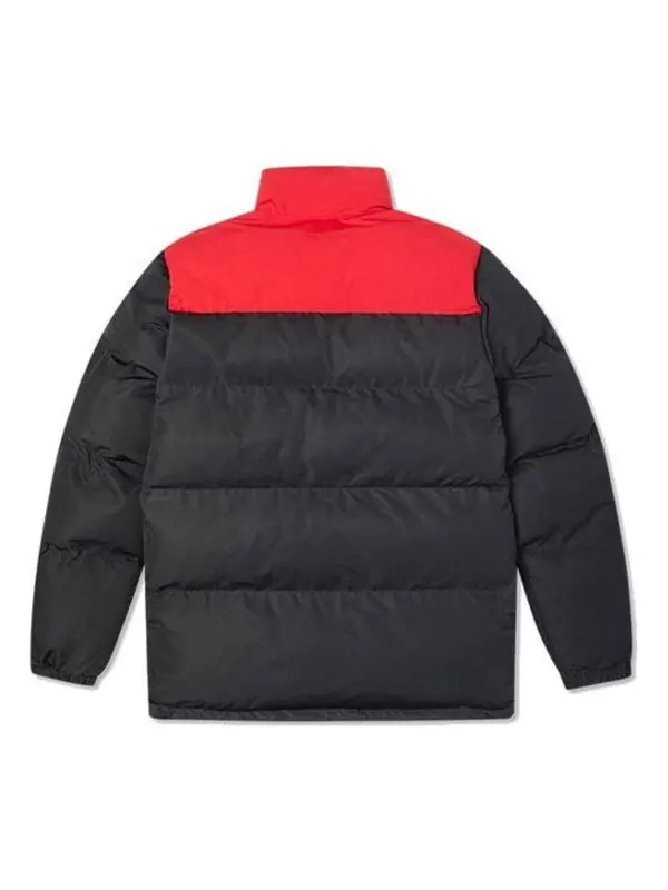 Куртка colorblock down jacket 'black red' Converse — изображение 2 из 2, черный/красный