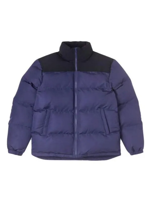 Куртка colorblock down jacket 'purple black' Converse — изображение 1 из 1, фиолетовый/черный