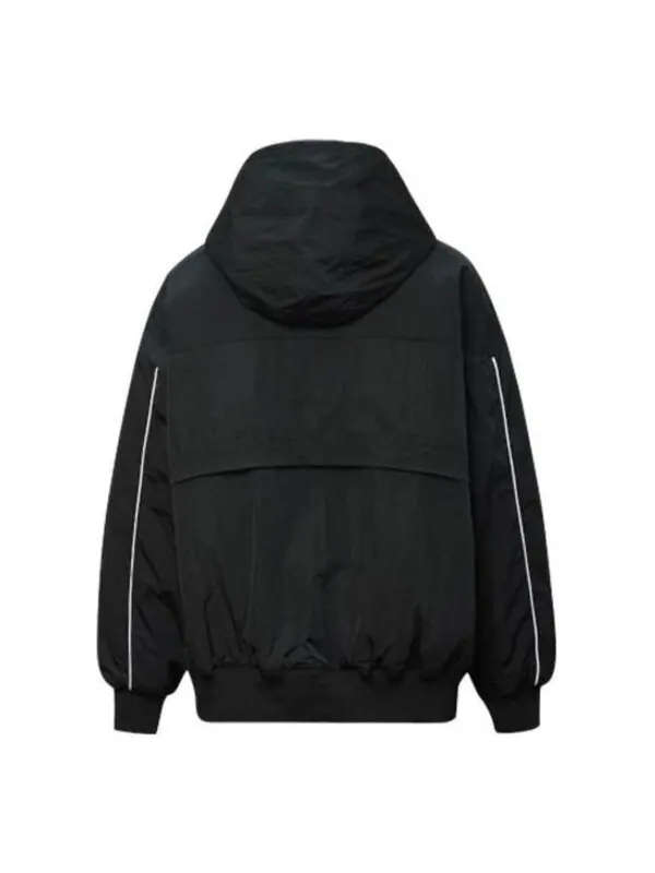 Куртка casual down jacket 'black' Converse — изображение 2 из 2, черный