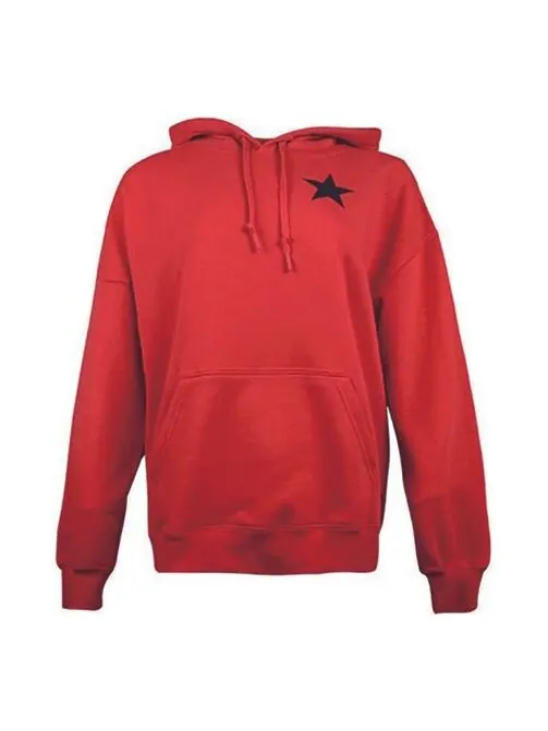 Толстовка Converse Logo Knit hooded Drawstring Red — изображение 1 из 2, красный