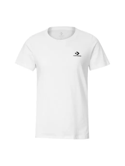 Футболка Converse Logo Casual Short Sleeve White — изображение 1 из 2, белый