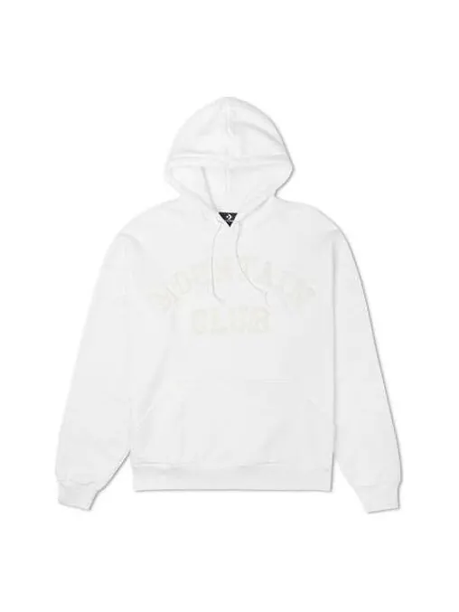 Толстовка mountain club hoodie 'white' Converse — изображение 1 из 4, белый