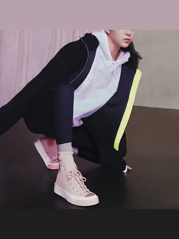 Толстовка mountain club hoodie 'white' Converse — изображение 3 из 4, белый