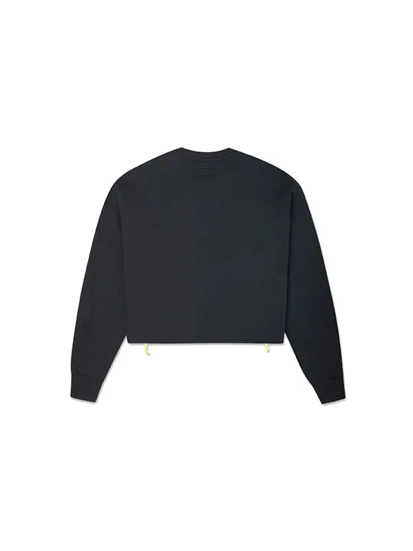 Свитер mountain club crew 'black' Converse — изображение 2 из 4, черный