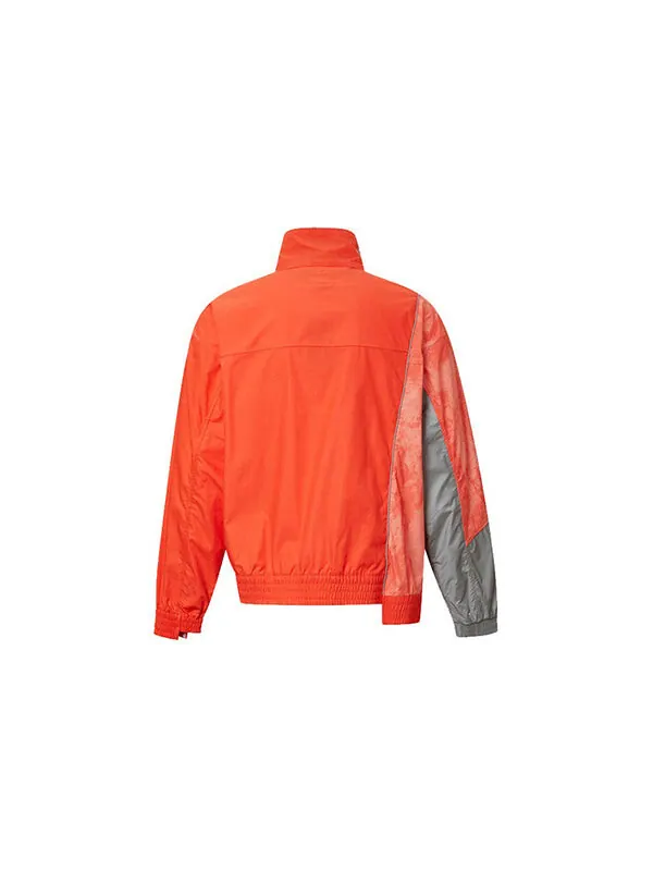 Куртка men's x feng chen wang crossover splicing contrasting colors casual sports jacket orange Converse — изображение 2 из 4