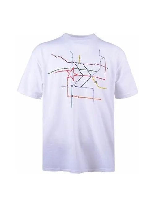 Футболка men's logo printing short sleeve white Converse — изображение 1 из 2, белый