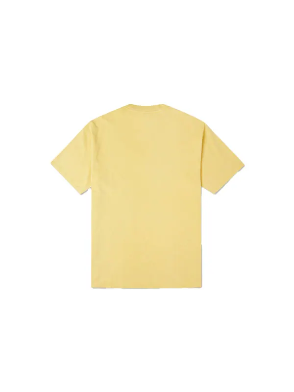 Футболка men's embroidered sports round neck short sleeve yellow Converse — изображение 2 из 2, желтый