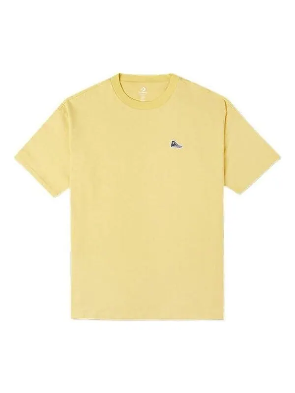 Футболка chuck taylor shoe patch t-shirt 'yellow' Converse — изображение 1 из 2, желтый