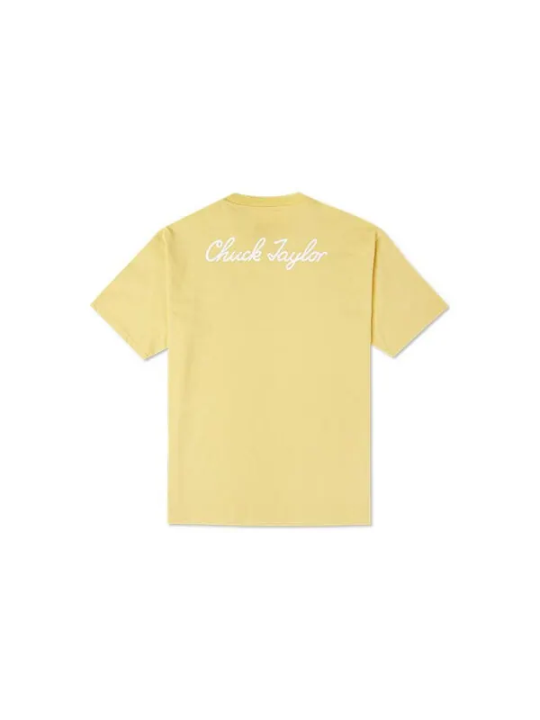 Футболка chuck taylor shoe patch t-shirt 'yellow' Converse — изображение 2 из 2, желтый