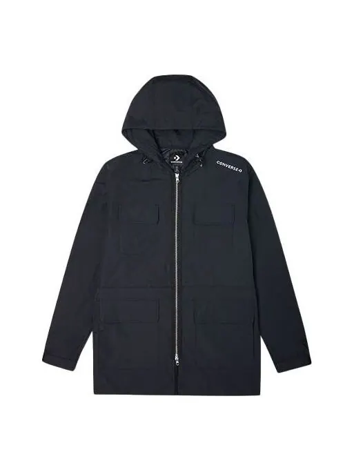 Куртка utility parka 'black' Converse — изображение 1 из 4, черный