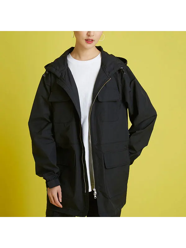 Куртка utility parka 'black' Converse — изображение 3 из 4, черный