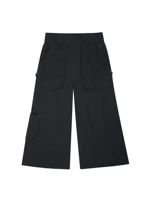 Брюки knit cargo straight casual pants/trousers black Converse — изображение 1 из 2, черный