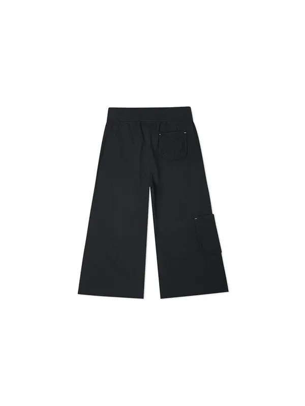 Брюки knit cargo straight casual pants/trousers black Converse — изображение 2 из 2, черный