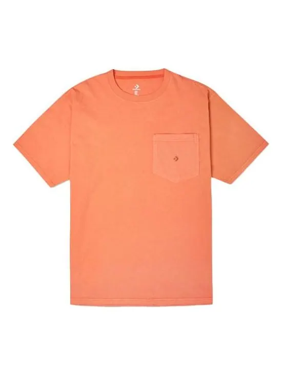 Футболка Converse Fashion Pocket T-Shirt 'Bright Poppy' — изображение 1 из 2, оранжевый