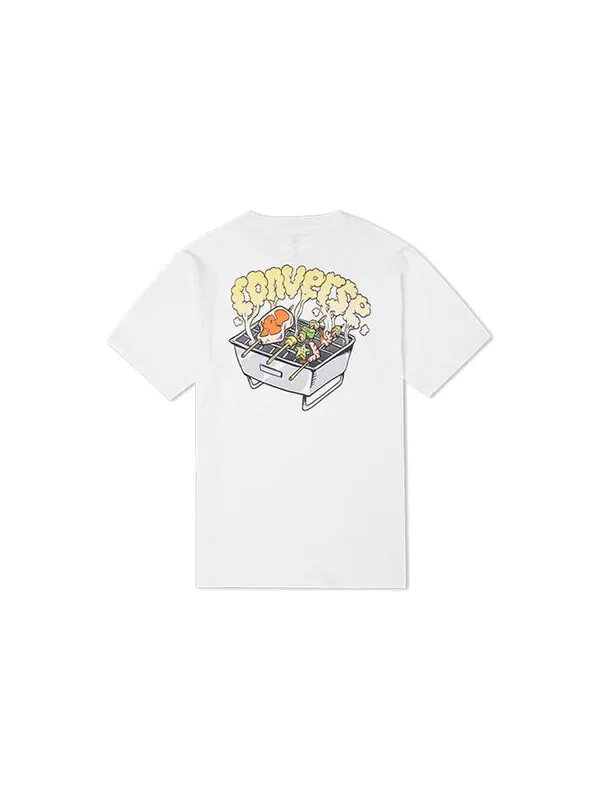 Футболка summer cookout t-shirt 'white' Converse — изображение 2 из 4, белый
