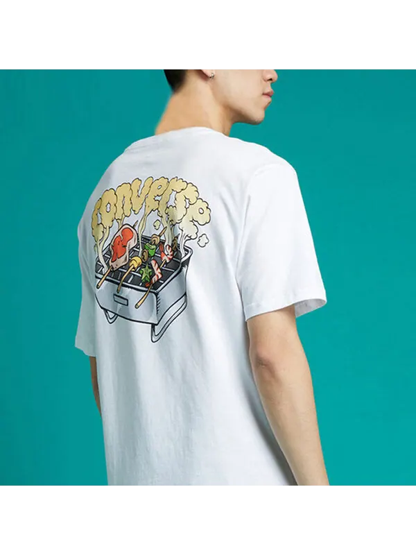Футболка summer cookout t-shirt 'white' Converse — изображение 4 из 4, белый
