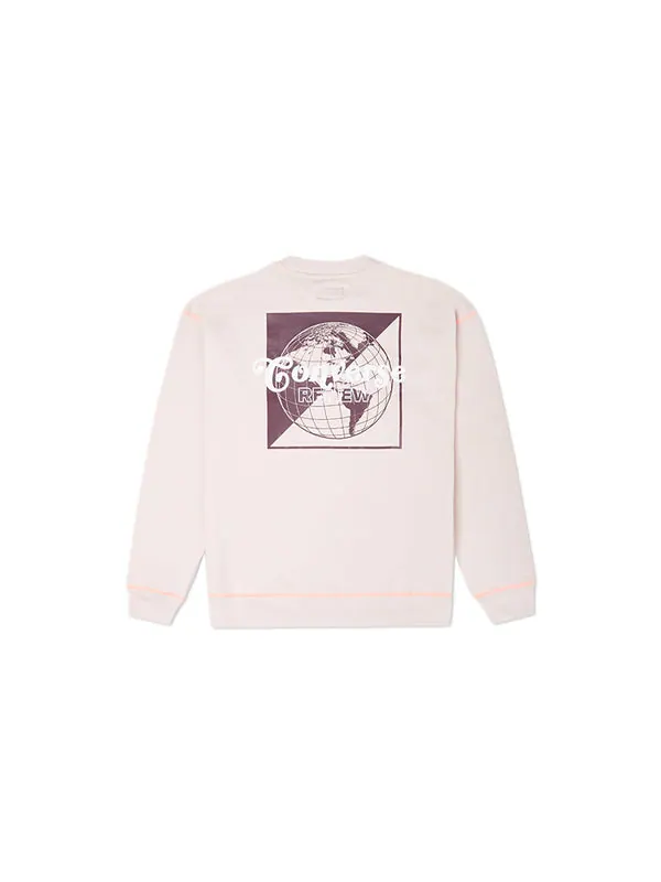 Свитер renew graphic crewneck sweatshirt 'silt red' Converse — изображение 2 из 2, красный