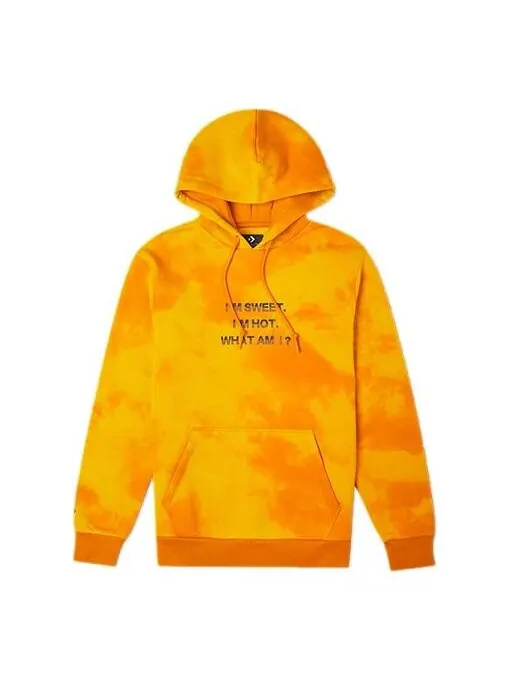 Толстовка Men's Converse Tie Dye Gradient Casual Sports Pullover Yellow — изображение 1 из 2, желтый
