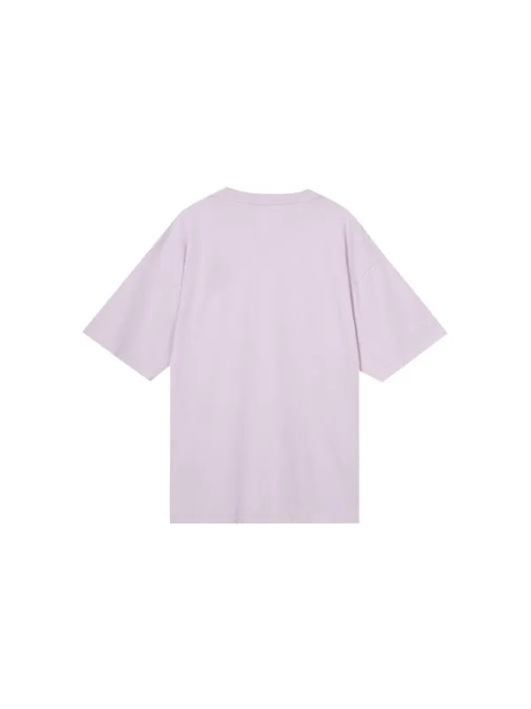 Футболка jack purcell washed retro loose knit short sleeve couple style purple Converse — изображение 2 из 2, фиолетовый