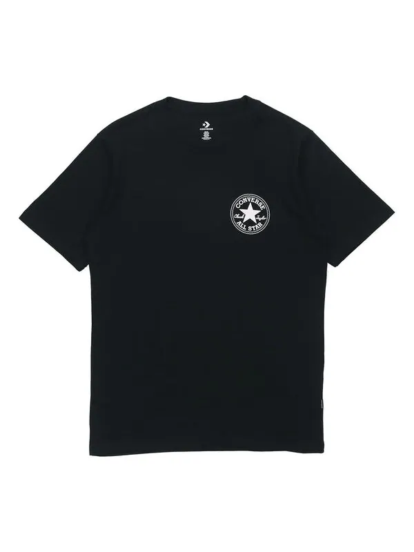 Футболка men's all star logo printing round neck sports short sleeve black Converse — изображение 1 из 2, черный