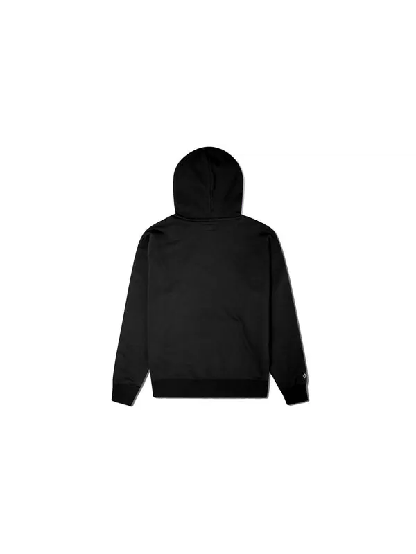 Толстовка pullover hoodie 'black' Converse — изображение 2 из 2, черный