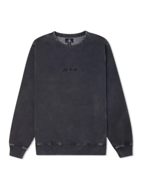 Свитер jack purcell pullover crewneck sweatshirt 'black' Converse