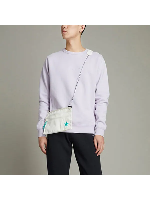 Свитер jack purcell pullover crewneck sweatshirt 'lilac' Converse, сиреневый — изображение 3 из 4, фиолетовый