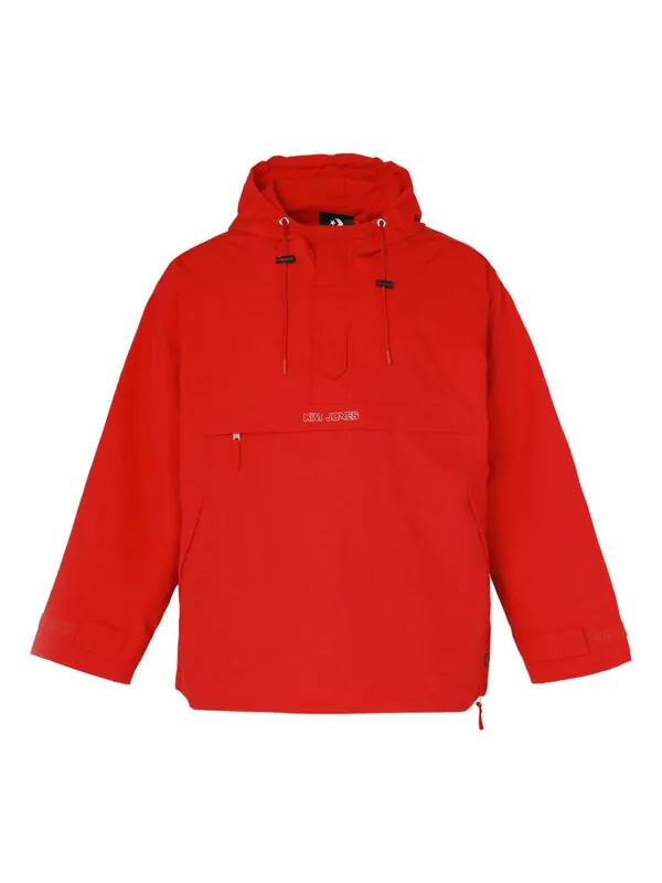 Куртка men's x kim jones crossover casual sports half zipper hooded jacket red Converse — изображение 1 из 3, красный