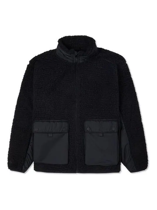 Куртка counter climate sherpa jacket 'black' Converse — изображение 1 из 2, черный