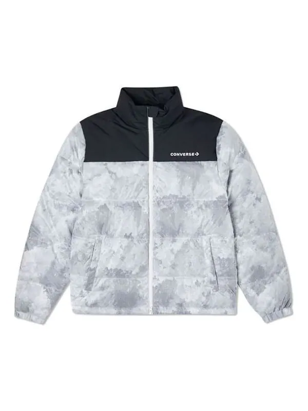 Куртка short down jacket 'grey' Converse — изображение 1 из 4, серый