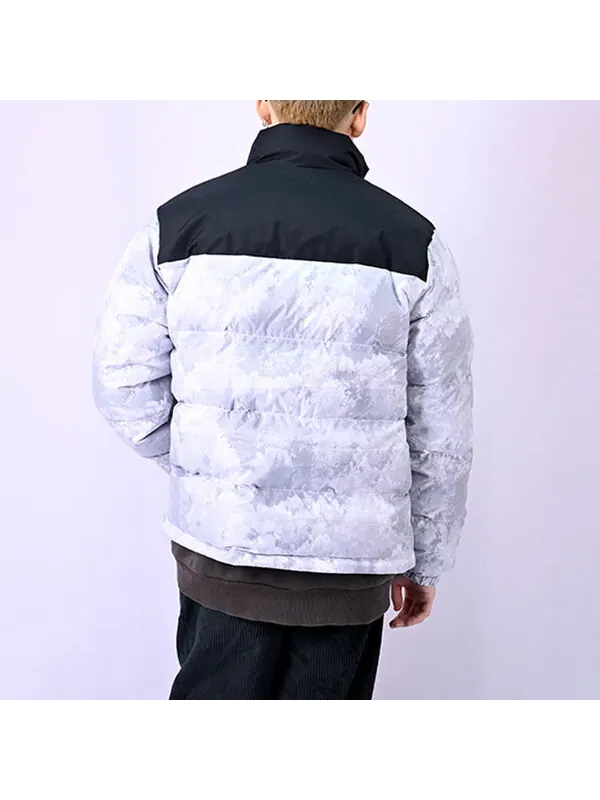 Куртка short down jacket 'grey' Converse — изображение 4 из 4, серый