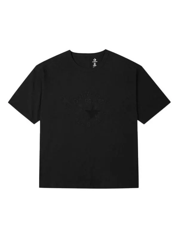 Футболка chuck 70 oversize t-shirt 'black' Converse — изображение 1 из 2, черный