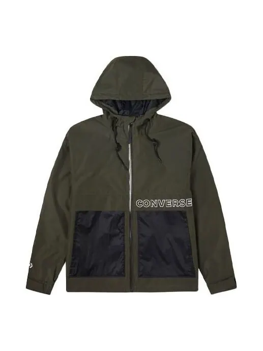 Куртка premium short down jacket 'cargo khaki' Converse — изображение 1 из 4, хаки