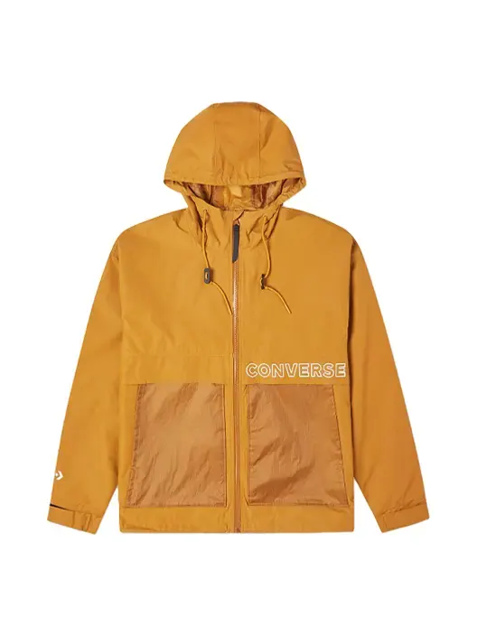 Куртка Converse Premium Short Down Jacket 'Wheat' — изображение 1 из 4, желтый