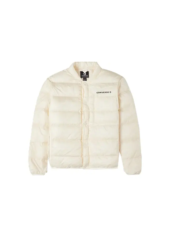 Куртка Converse Premium Short Down Jacket 'Wheat' — изображение 3 из 4, желтый
